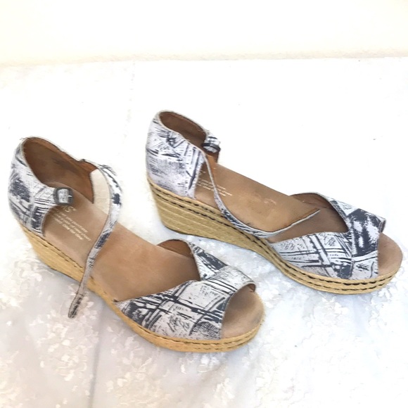 Tom’s Platform Espadrille Sandals Size 7.5 - Picture 2 of 5